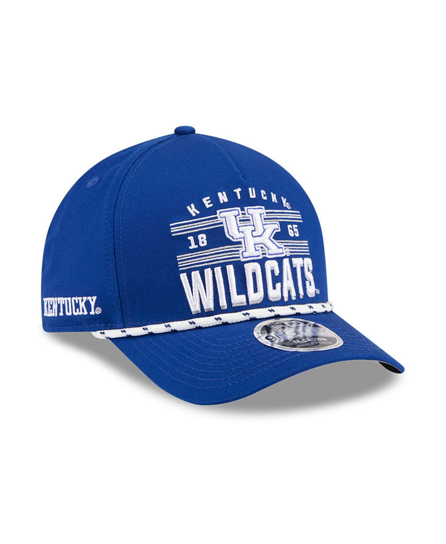 Men's Royal Kentucky Wildcats Historic March Madness 9FORTY M-Crown Adjustable Hat