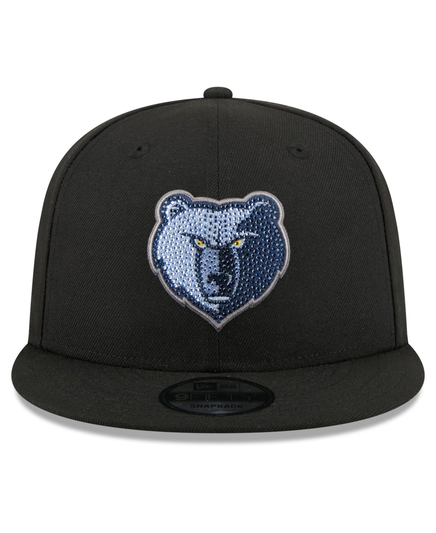 Men's Black Memphis Grizzlies 2026 NBA Draft Crystal 9FIFTY Snapback Hat