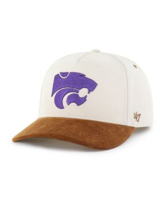 Men's Natural/Brown Kansas State Wildcats Undyed Relaxed Hitch Adjustable Hat