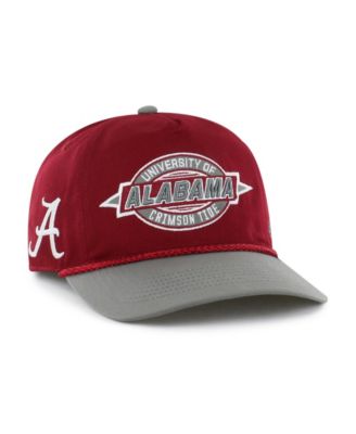 Big Boys and Girls '47  Crimson Alabama Crimson Tide Frame Out Hitch Rope Adjustable Hat