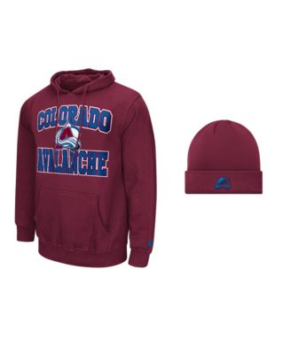 Men's  Burgundy Colorado Avalanche Two-Pack Hoodie & Knit Hat Set