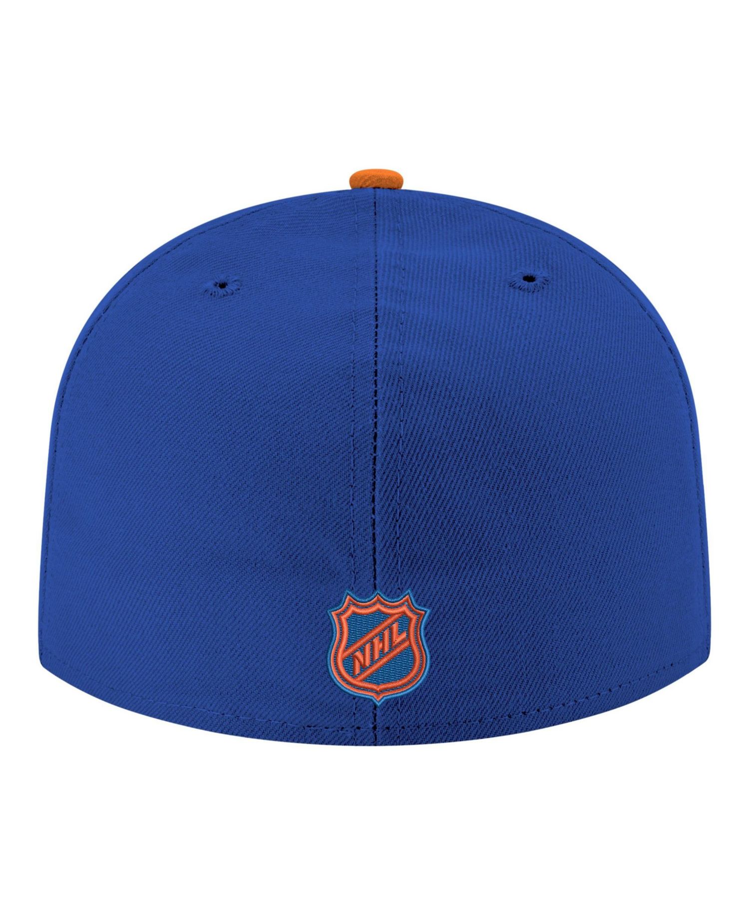 Men's Royal Edmonton Oilers Core Logo Two-Tone 59FIFTY Fitted Hat