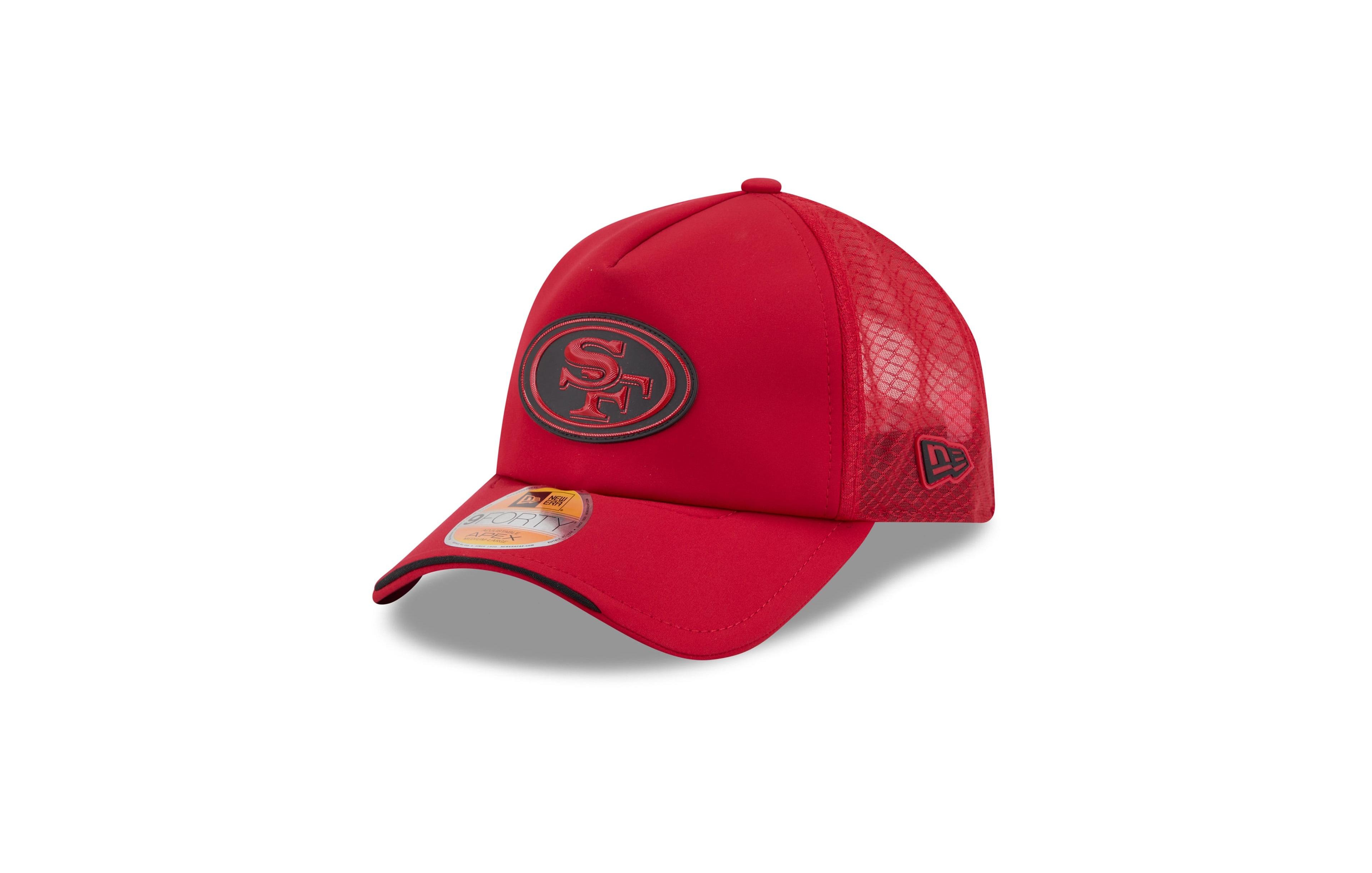 New Era San Francisco 49ers 9FORTY Apex Silicone Logo Mesh Baseball Cap
