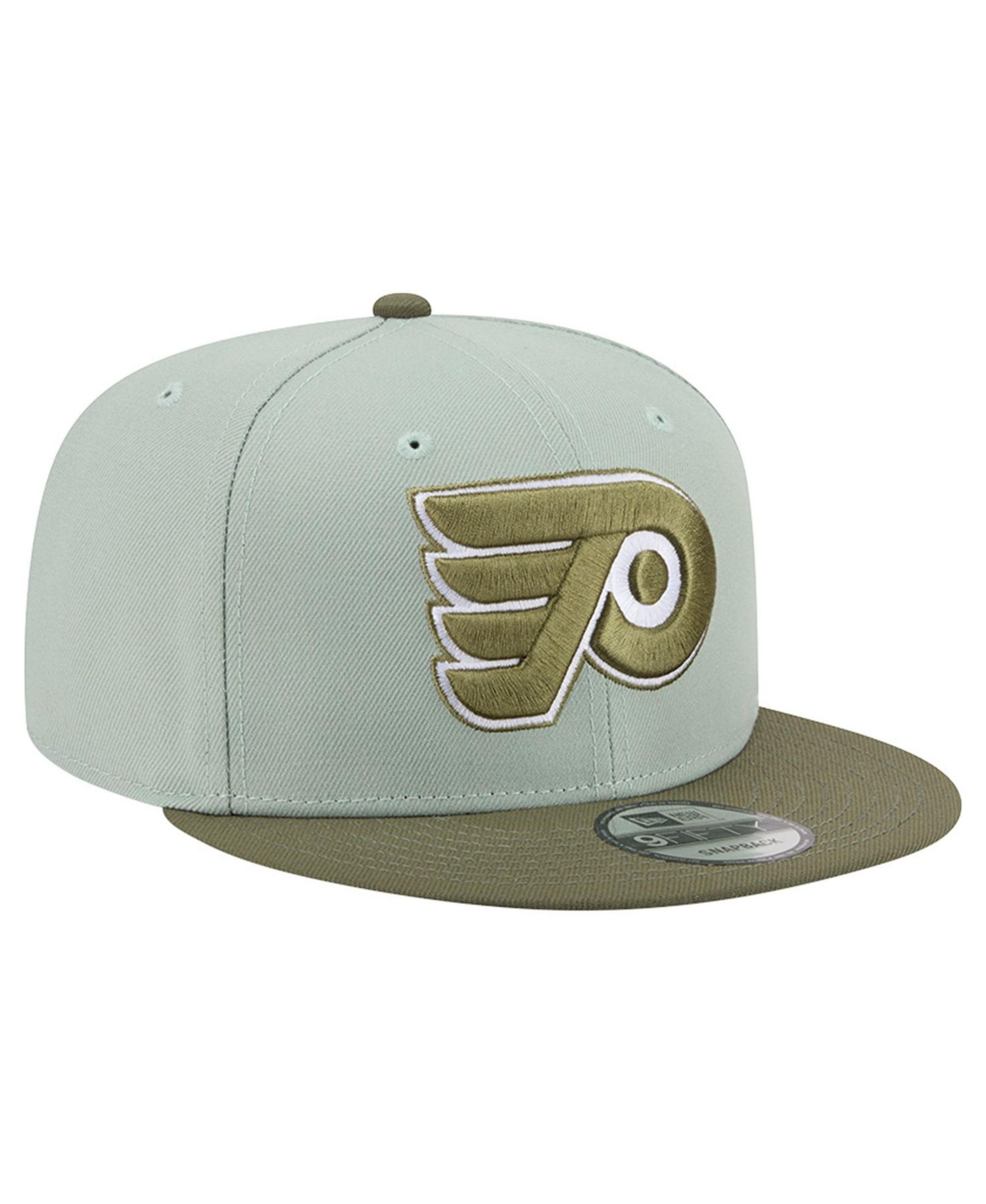 Men's Sage Green/Olive Philadelphia Flyers Color Pack 9FIFTY Snapback Hat