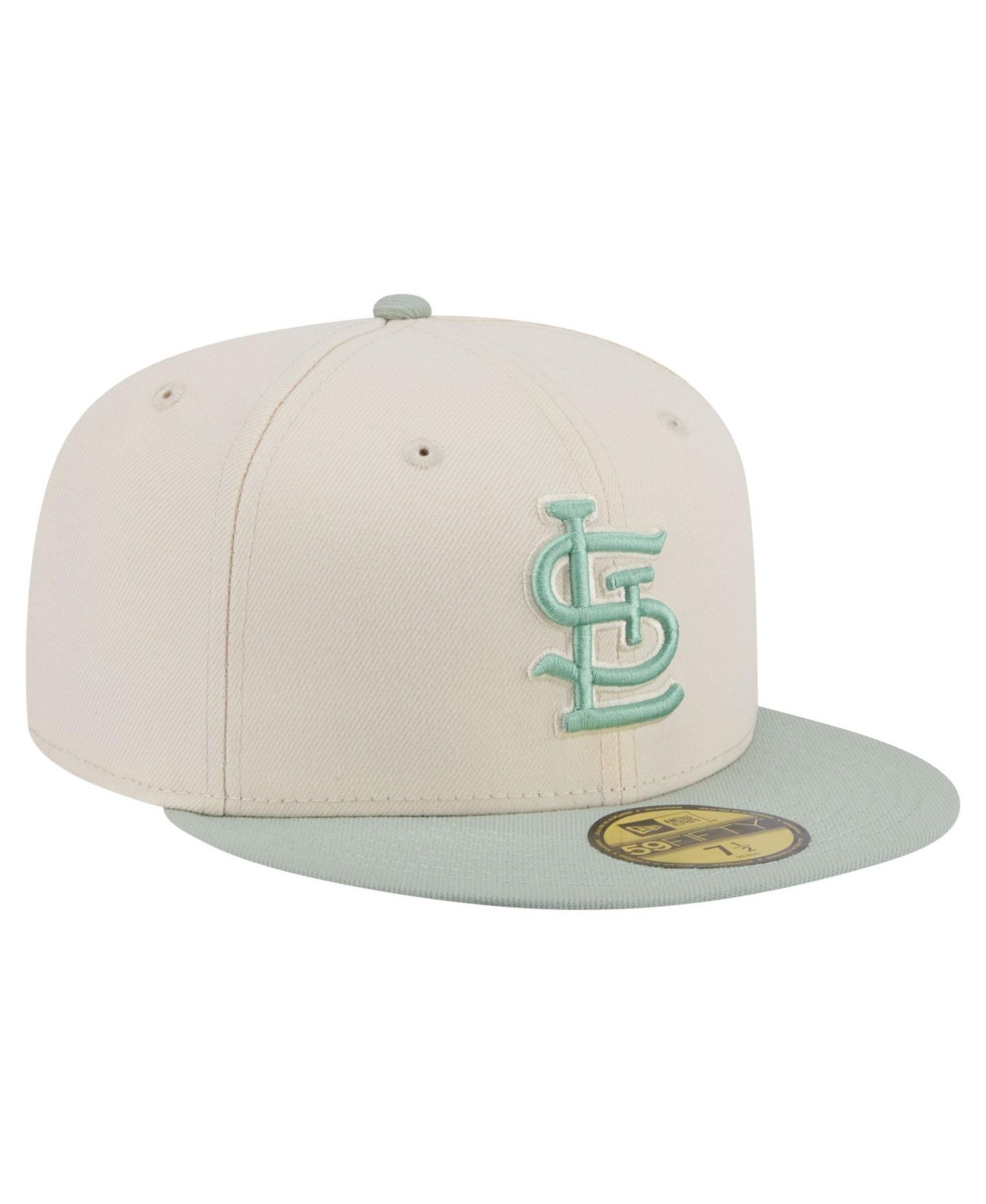 Men's Cream/Green St. Louis Cardinals Color Pack 59FIFTY Fitted Hat