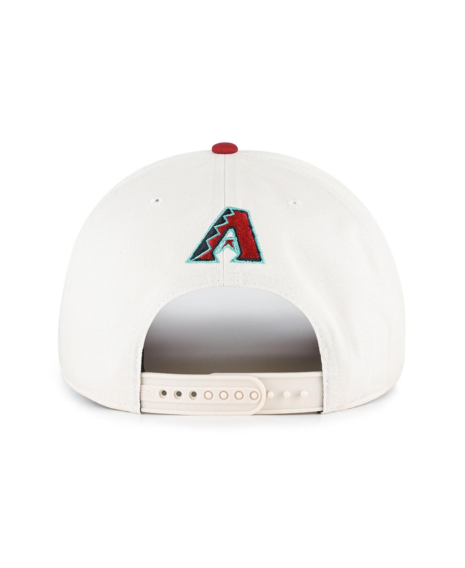 Men's and Women's '47 Natural/Red Arizona Diamondbacks Rope Script Hitch Adjustable Hat
