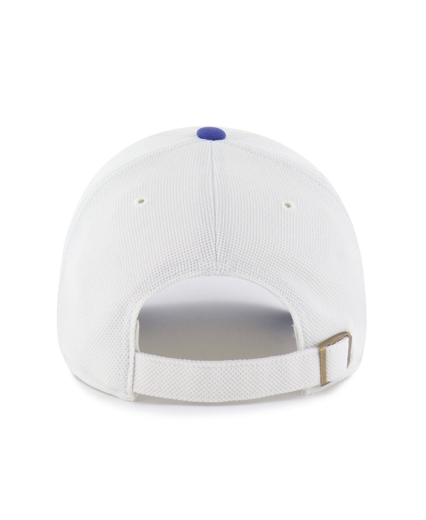 Кепка '47 Brand White/Royal Pitt Panthers Pique Patch Clean Up Adjustable Hat — фото 2