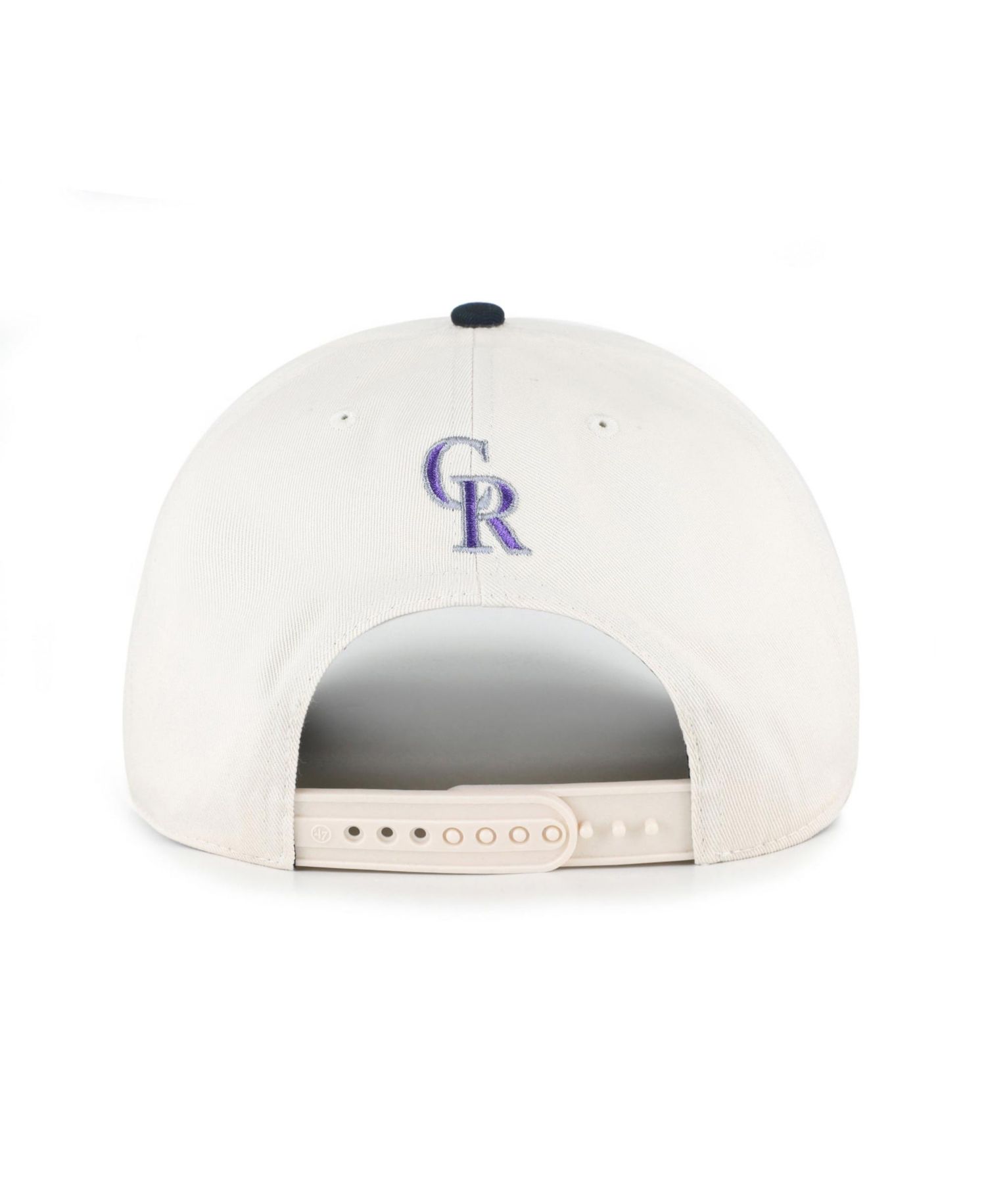 Men's and Women's '47 Natural/Black Colorado Rockies Rope Script Hitch Adjustable Hat