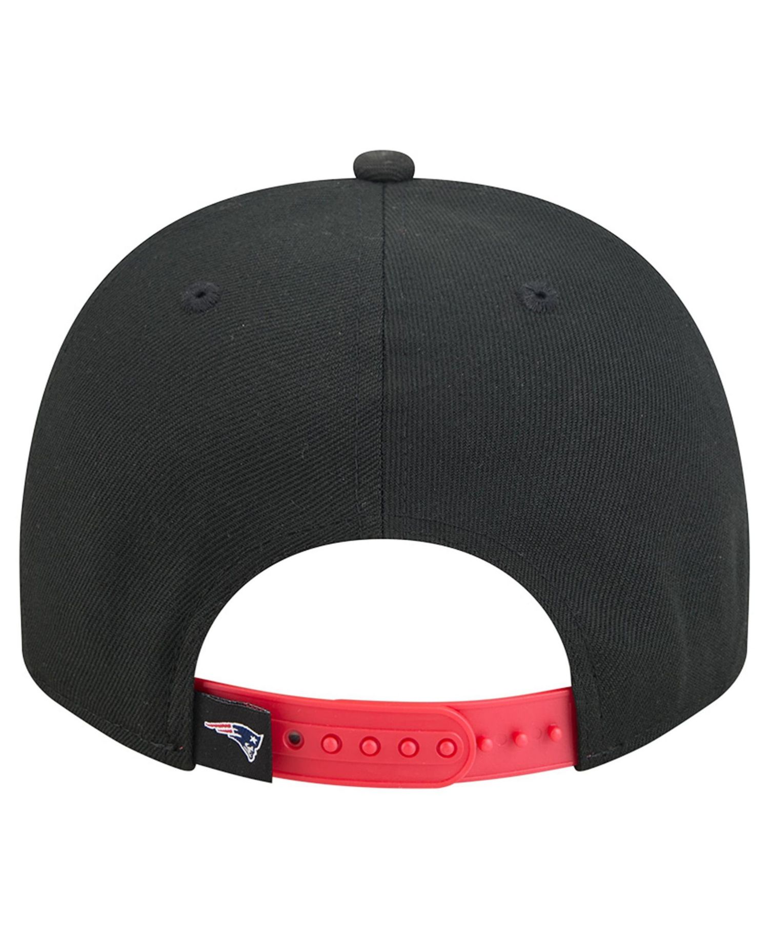 Men's Black New England Patriots Proud A-Frame 9FIFTY Snapback Hat
