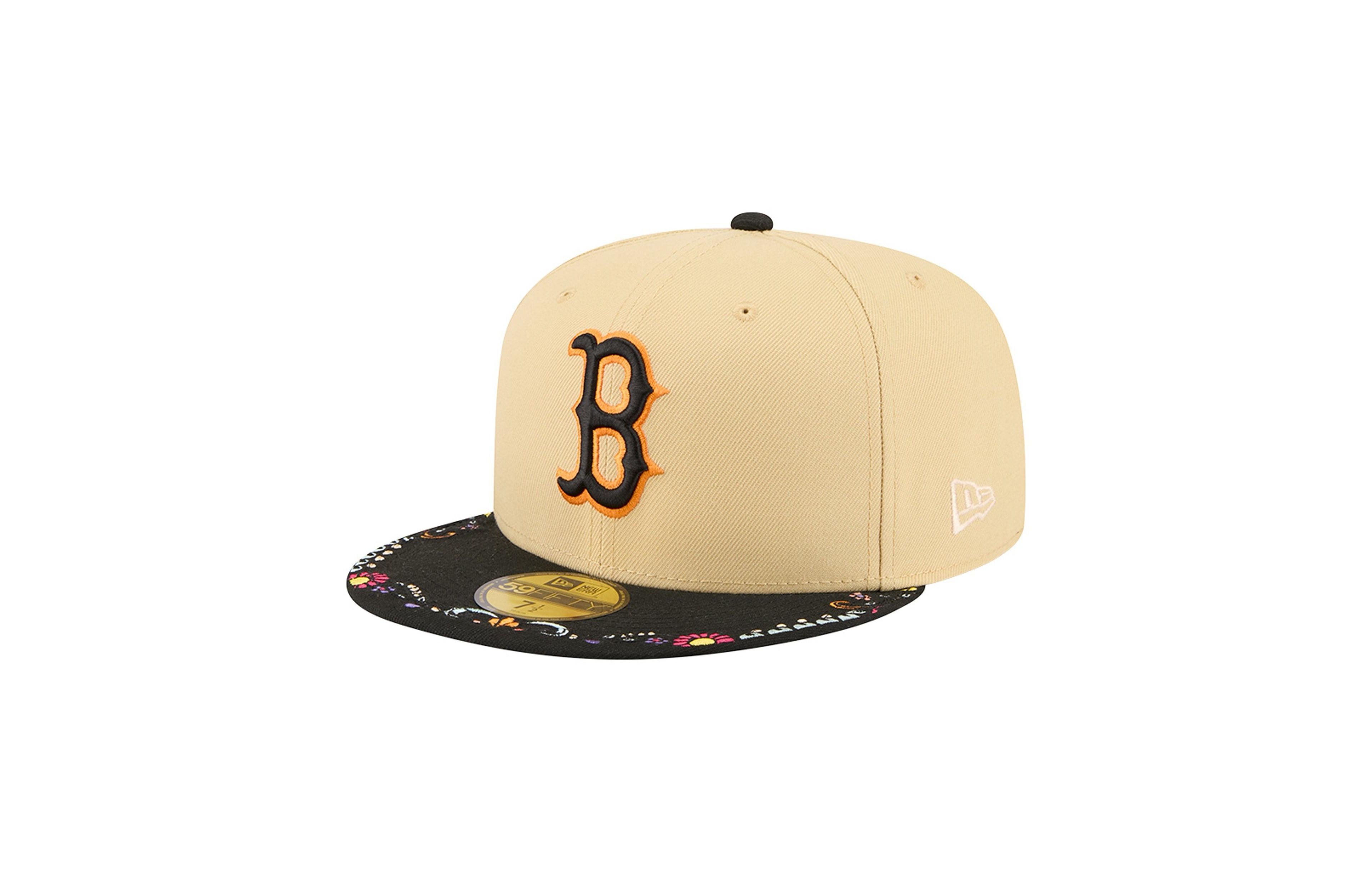 New Era Men's Boston Red Sox 59FIFTY Two-Tone Embroidered Fitted Baseball Cap