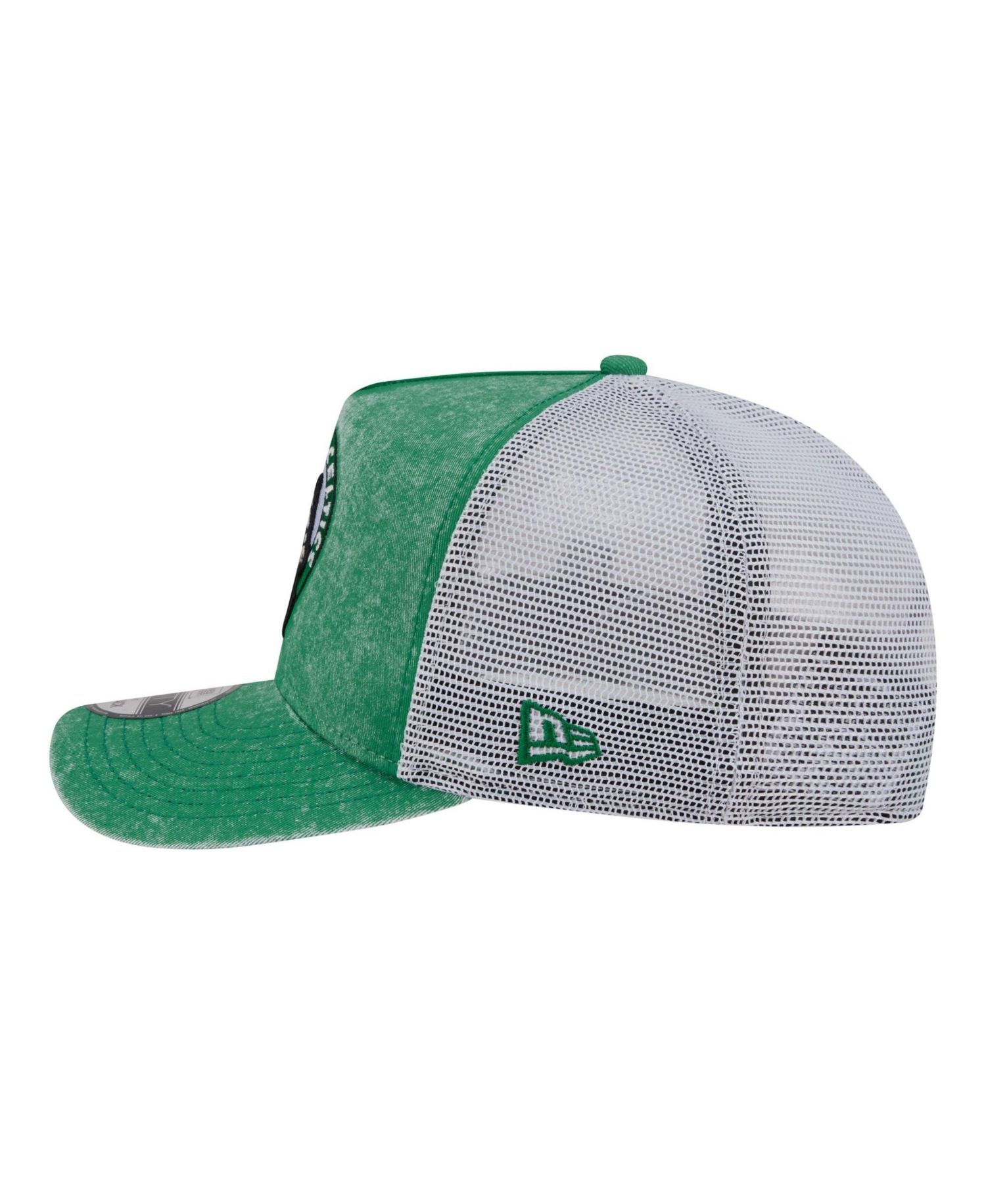 Men's Kelly Green/White Boston Celtics Washed Meshback 9FIFTY Adjustable Hat