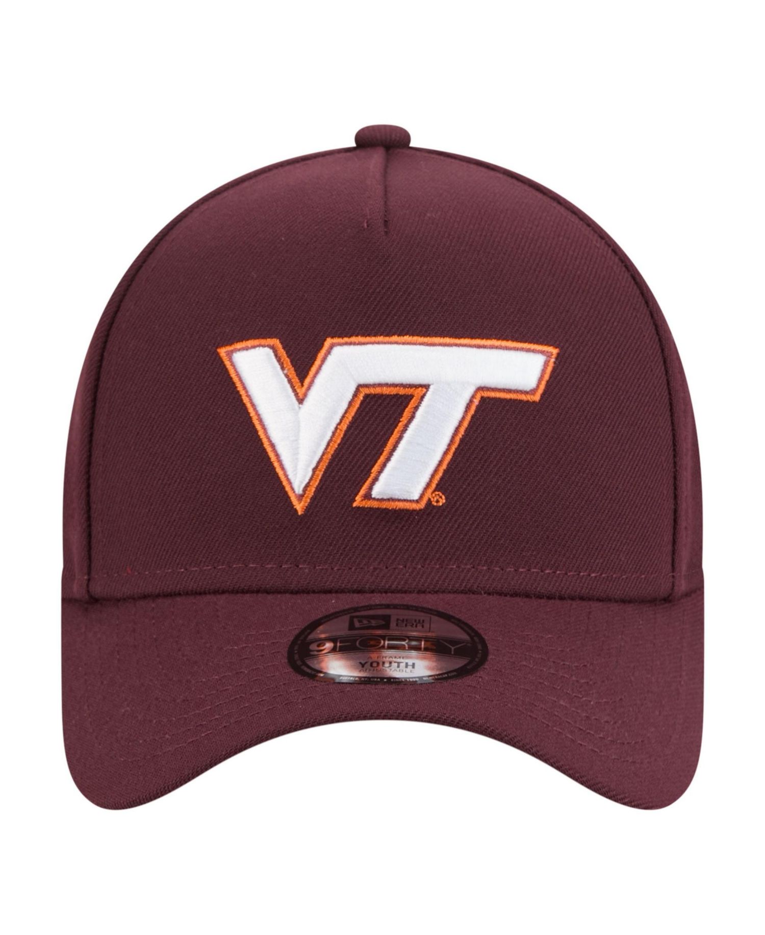 Big Boys and Girls Maroon Virginia Tech Hokies 9FORTY A-Frame Adjustable Hat