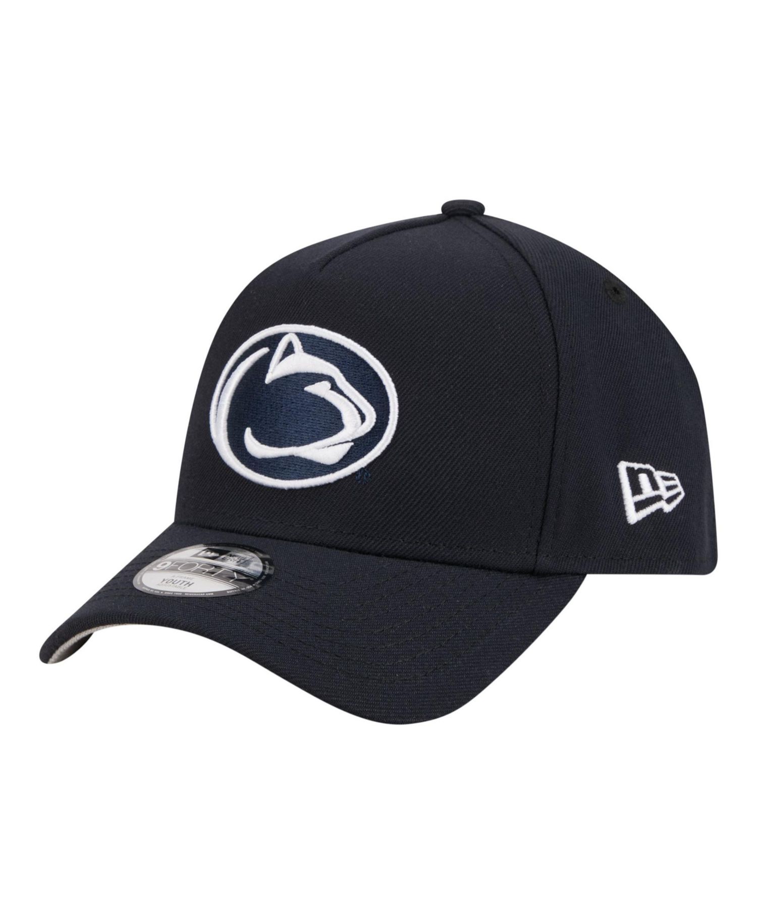 Big Boys and Girls Navy Penn State Nittany Lions 9FORTY A-Frame Adjustable Hat