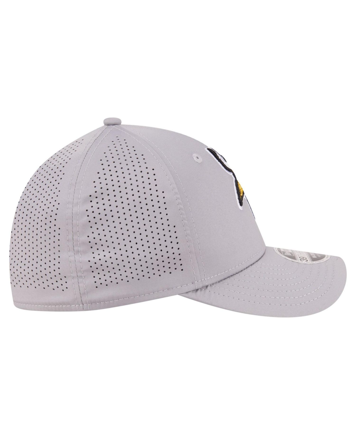 Men's Gray Minnesota Vikings 39THIRTY M-Crown Stretch Hat