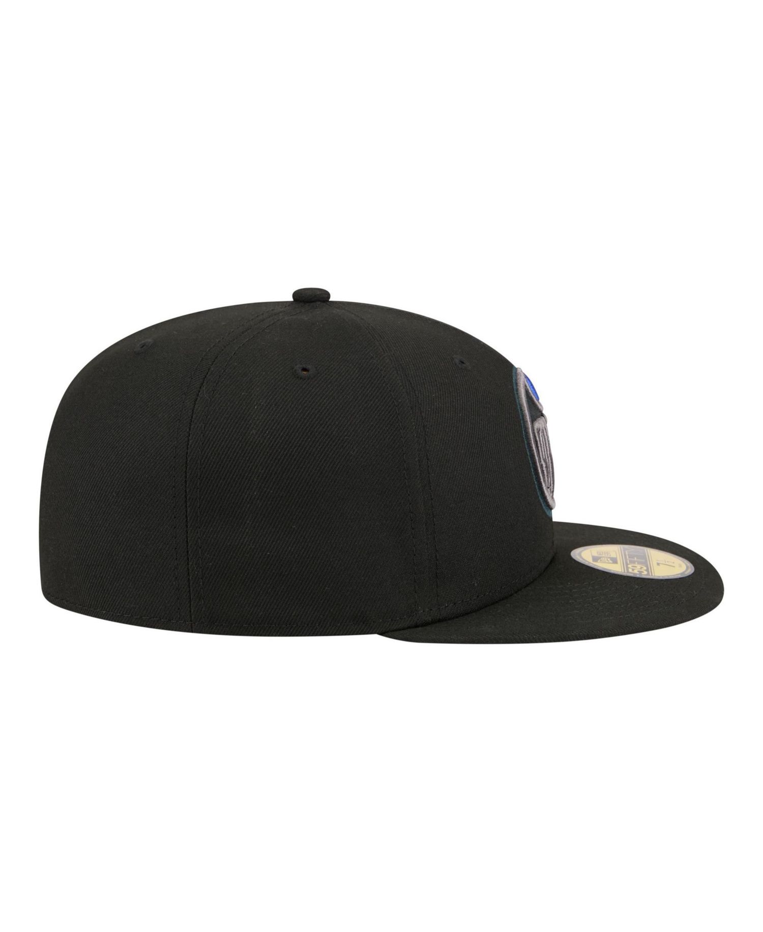 Men's Black Edmonton Oilers Color Pop 59FIFTY Fitted Hat