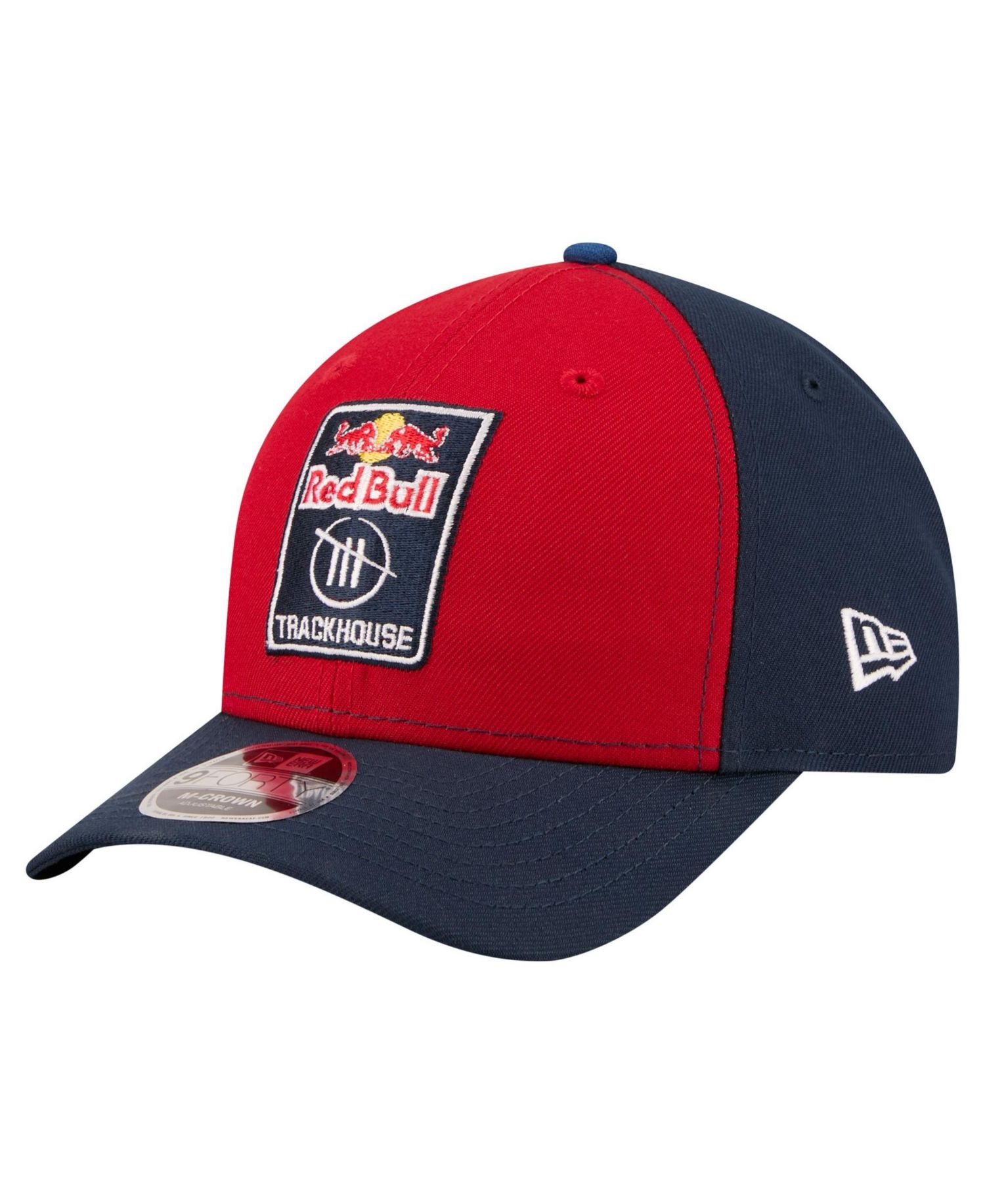 Men's Red/Navy Connor Zilisch Trackhouse Driver Number Side Patch 9FORTY M-Crown Adjustable Hat