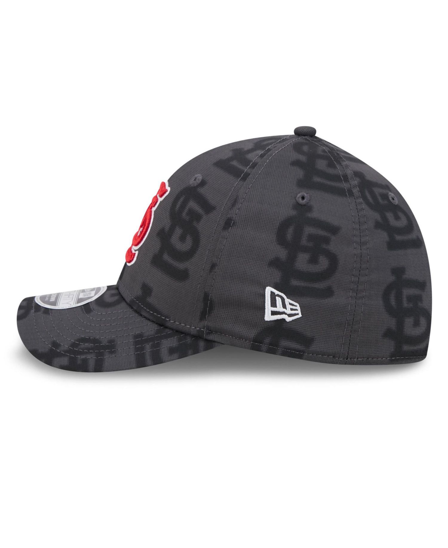 Men's Gray St. Louis Cardinals Halftone 39THIRTY Flex Hat
