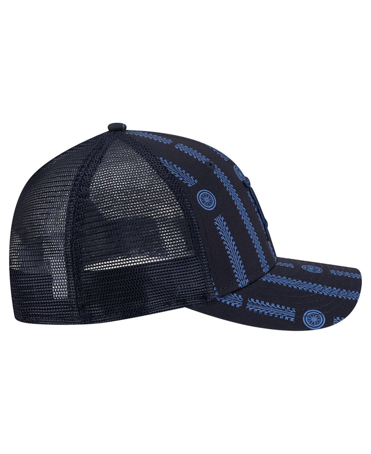 Мужская кепка New Era Navy Detroit Tigers Tonal Icon 9FORTY M-Crown Adjustable Trucker Hat — фото 7