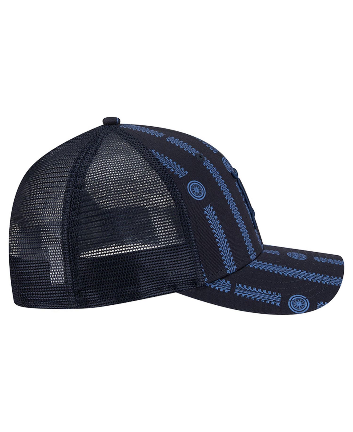 Men's Navy Detroit Tigers Tonal Icon 9FORTY M-Crown Adjustable Trucker Hat