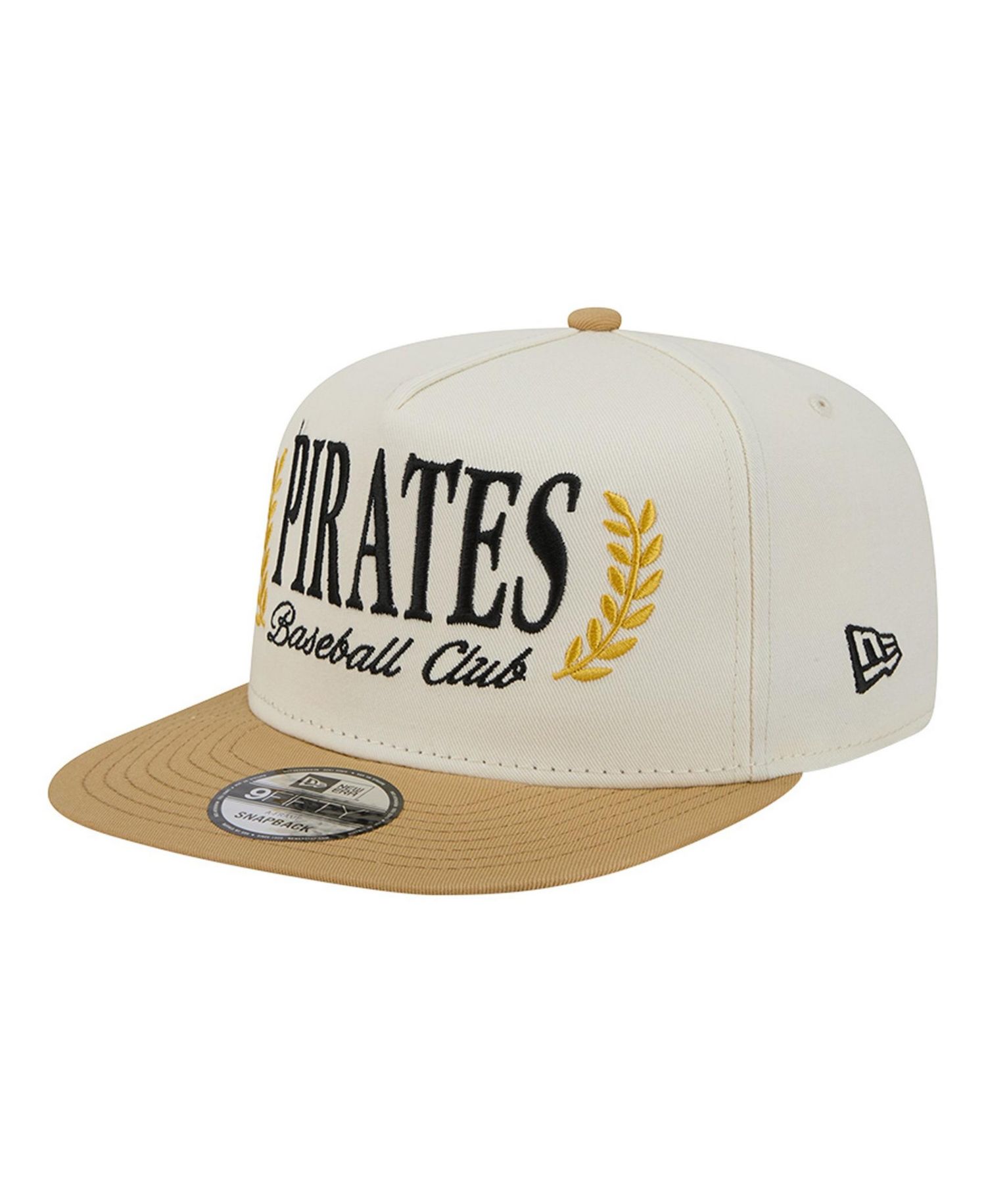 Men's Cream Pittsburgh Pirates Club 9FIFTY A-Frame Snapback Hat