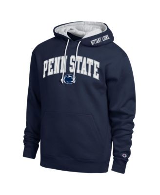 Men's  Navy Penn State Nittany Lions Arch Tackle Twill Hoodie