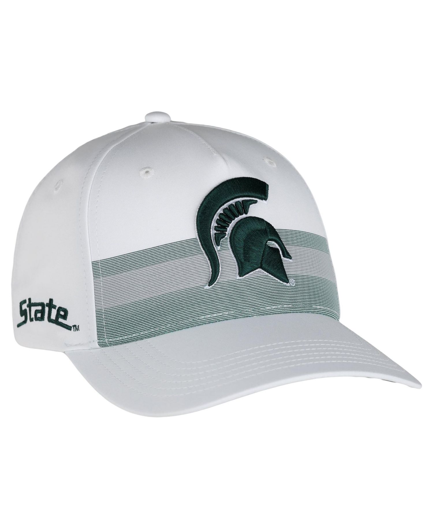 Men's and Women's White Michigan State Spartans The Sideline Adjustable Hat