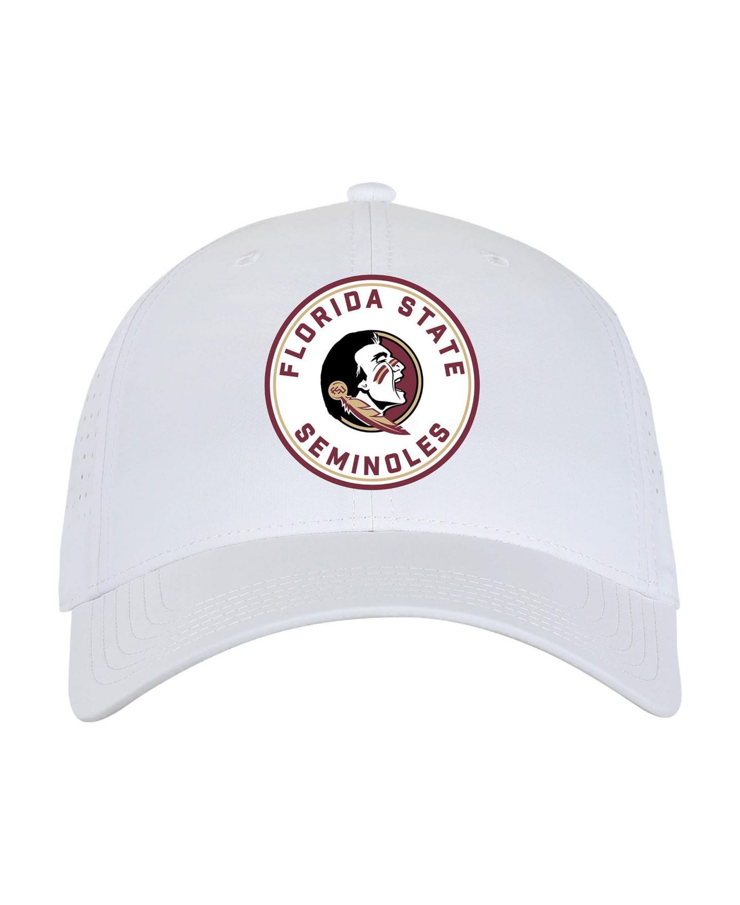 Кепка Ahead White Florida State Seminoles Brezo Adjustable Hat — фото 2