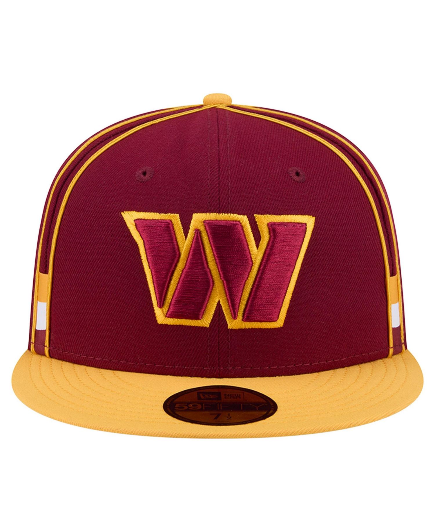 Men's Burgundy Washington Commanders Soutache 59FIFTY Fitted Hat