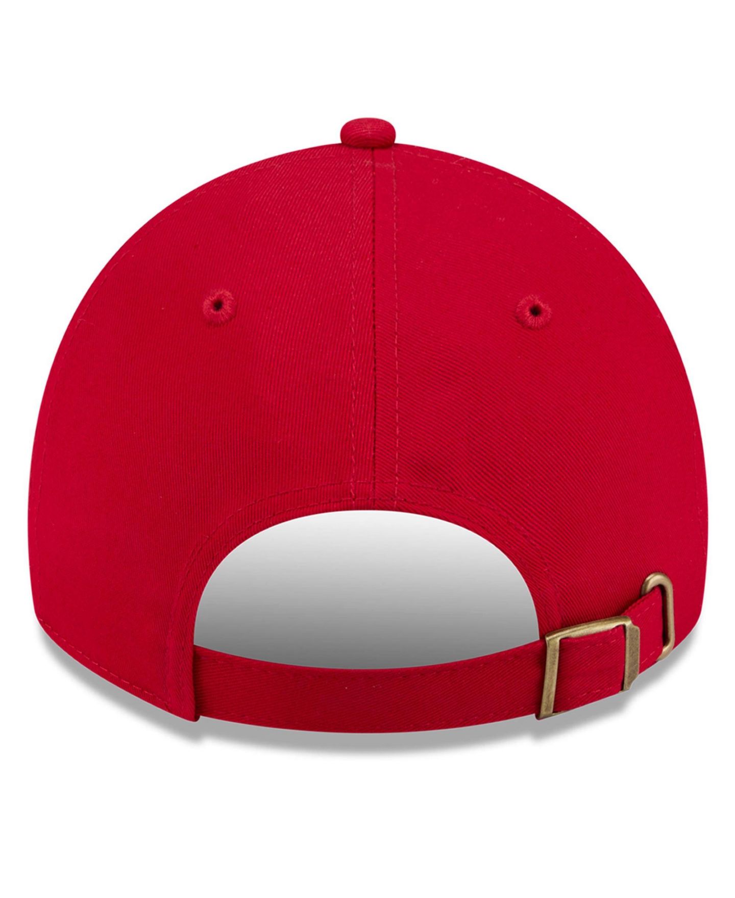 Женская кепка New Era Red Los Angeles Angels Script Patch Casual Classic Adjustable Hat — фото 4