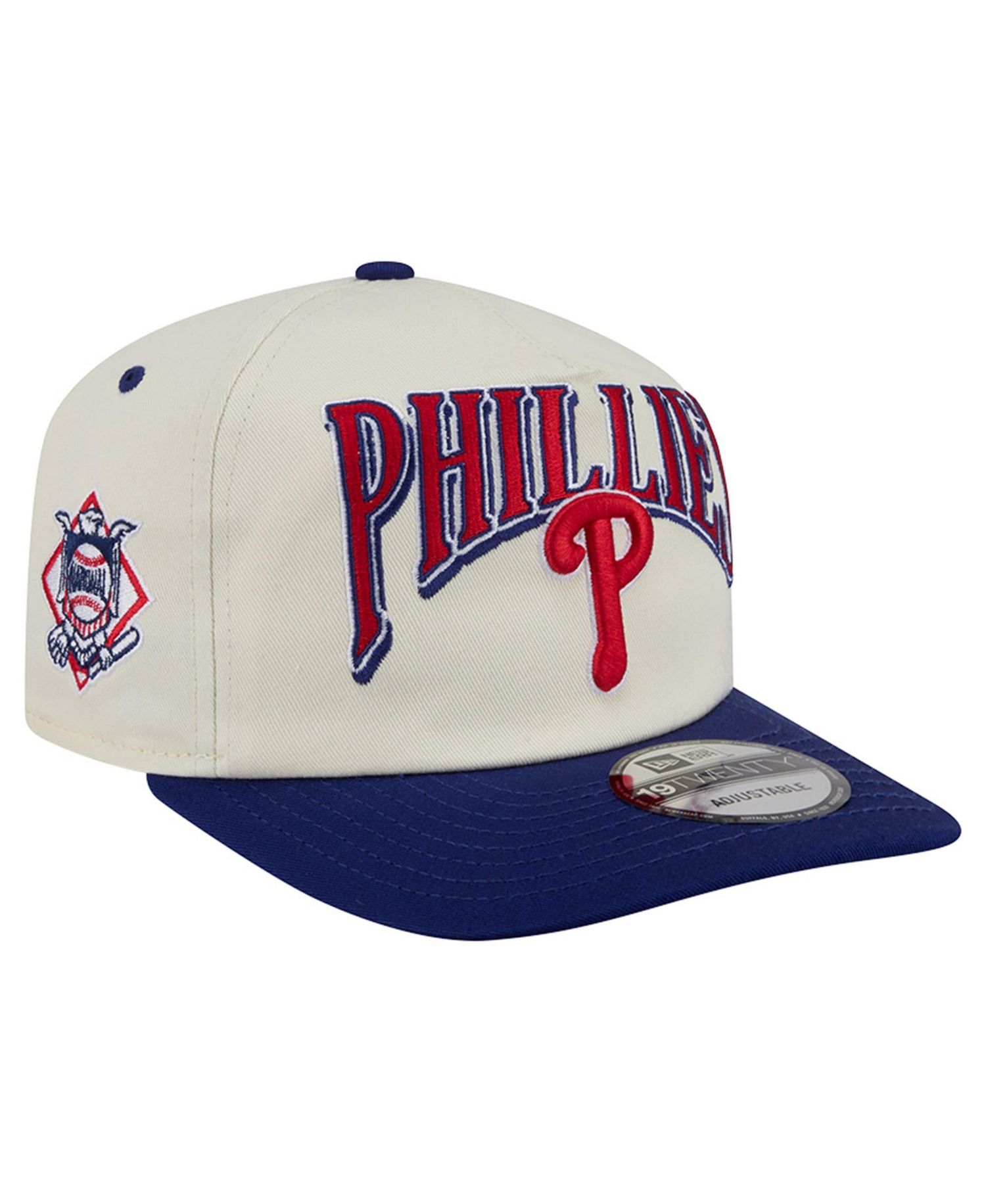 Men's Cream/Navy Philadelphia Phillies Vintage 19TWENTY Adjustable Hat