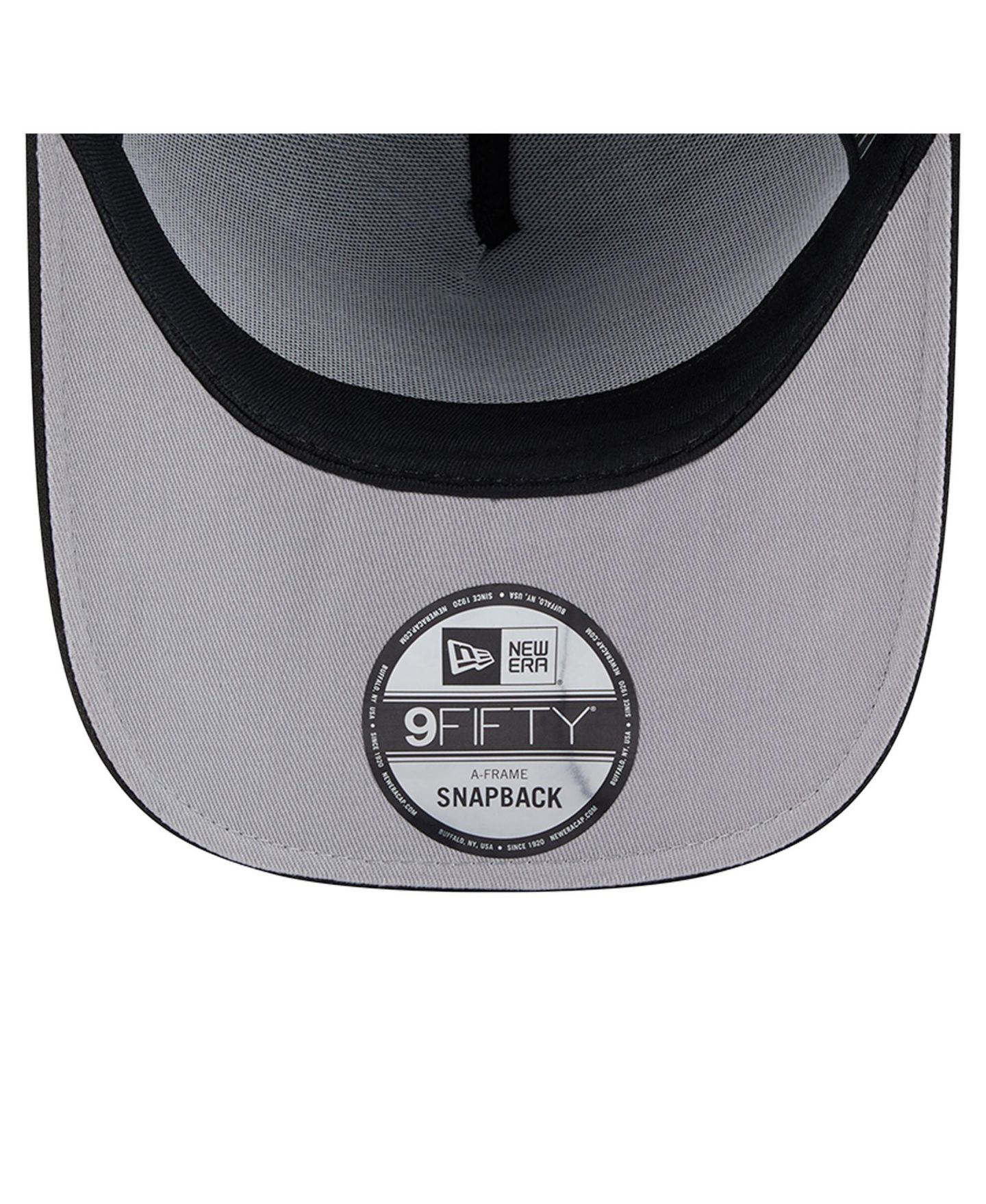Мужская кепка New Era Black Minnesota Timberwolves Golden 9FIFTY Snapback Hat — фото 5