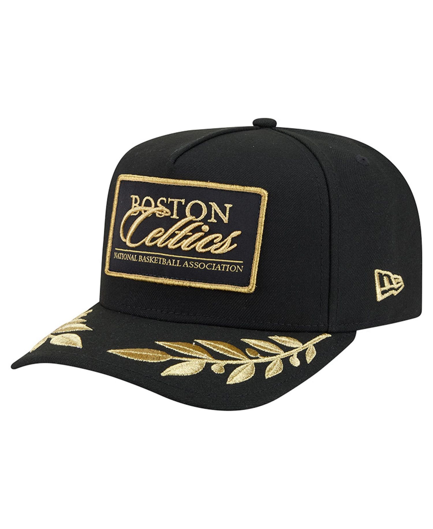 Men's Black Boston Celtics Golden 9FIFTY Snapback Hat