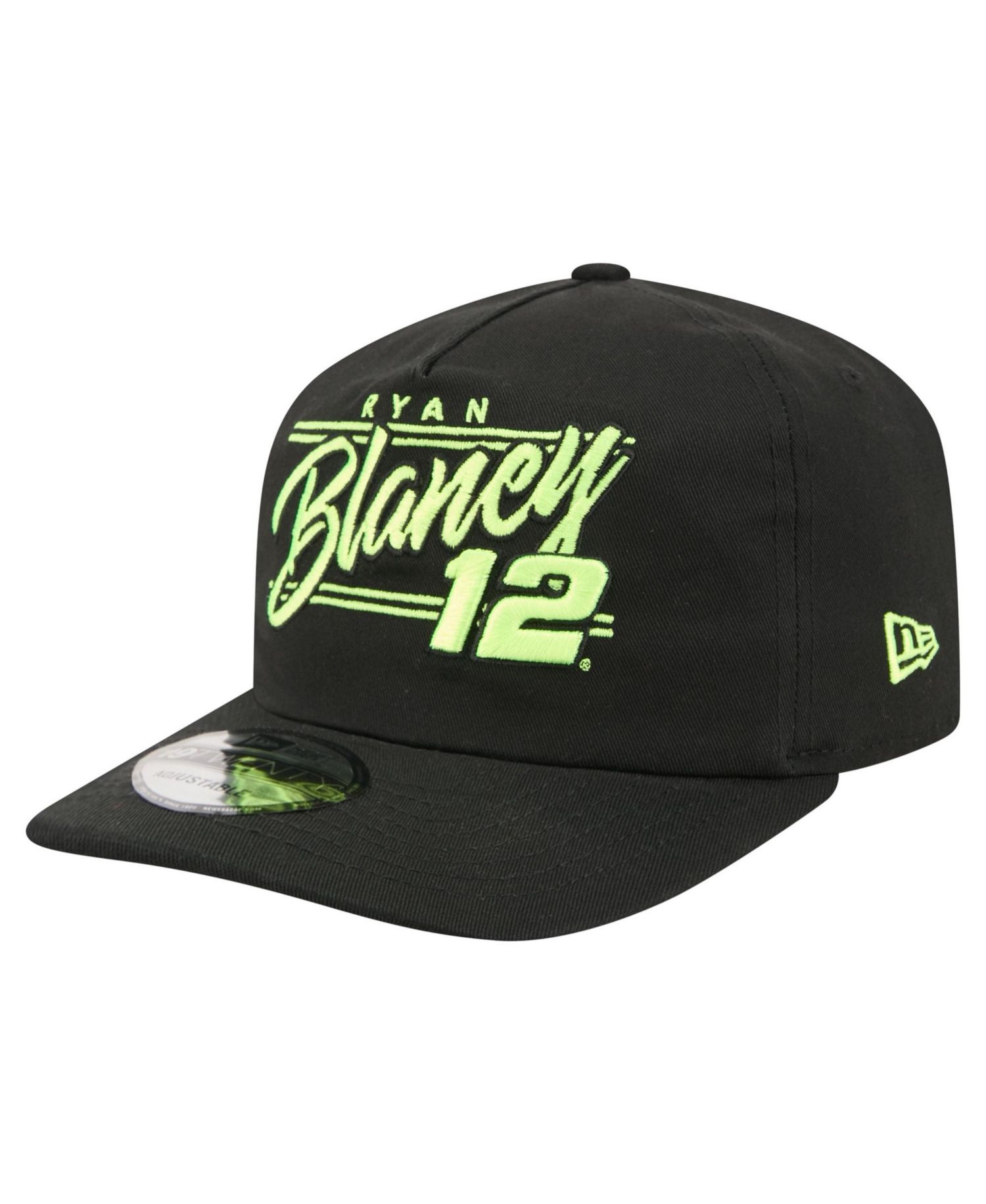 Men's Black Ryan Blaney Driver Script 19TWENTY Adjustable Hat