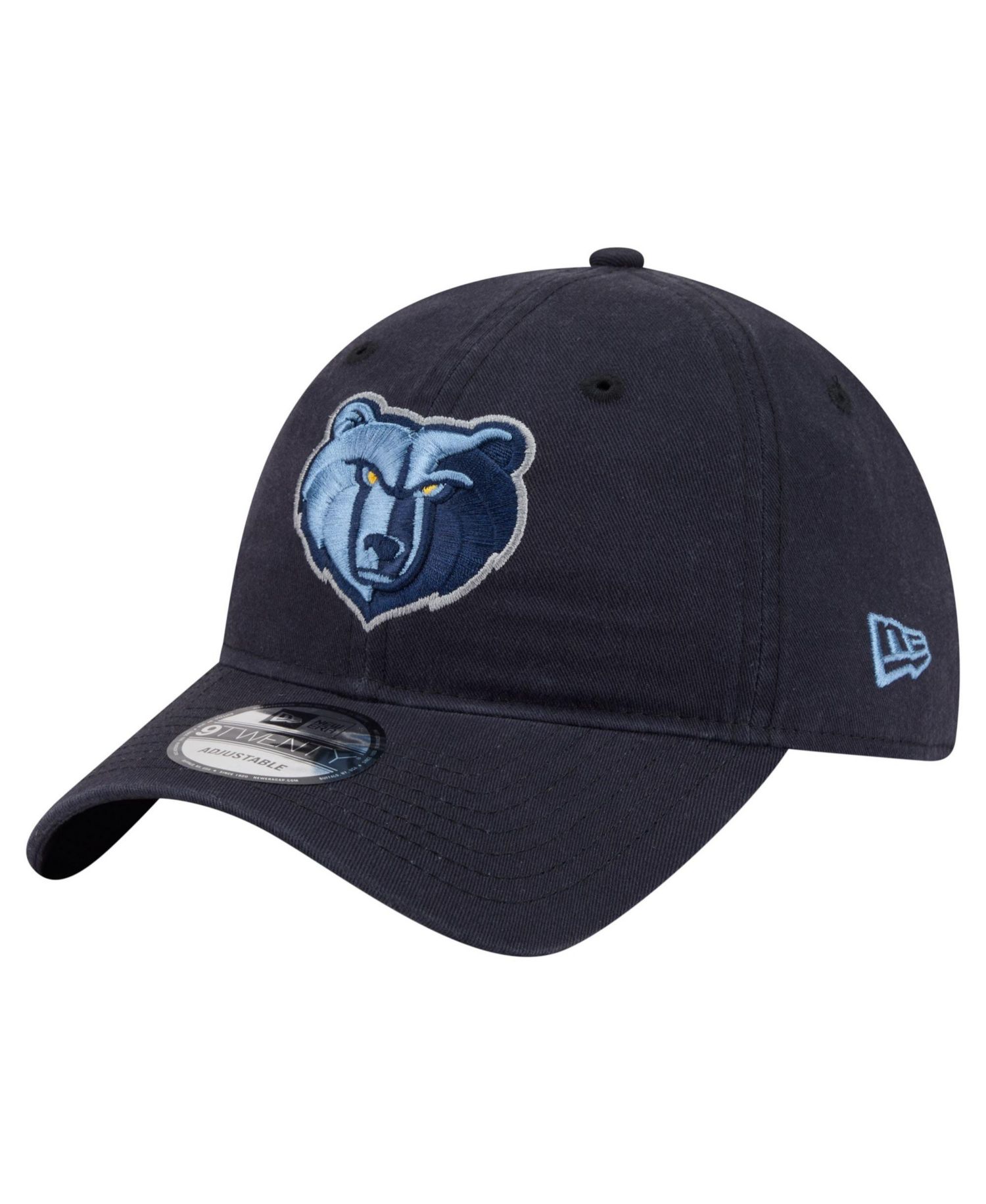 Men's Navy Memphis Grizzlies Team 9TWENTY Adjustable Hat
