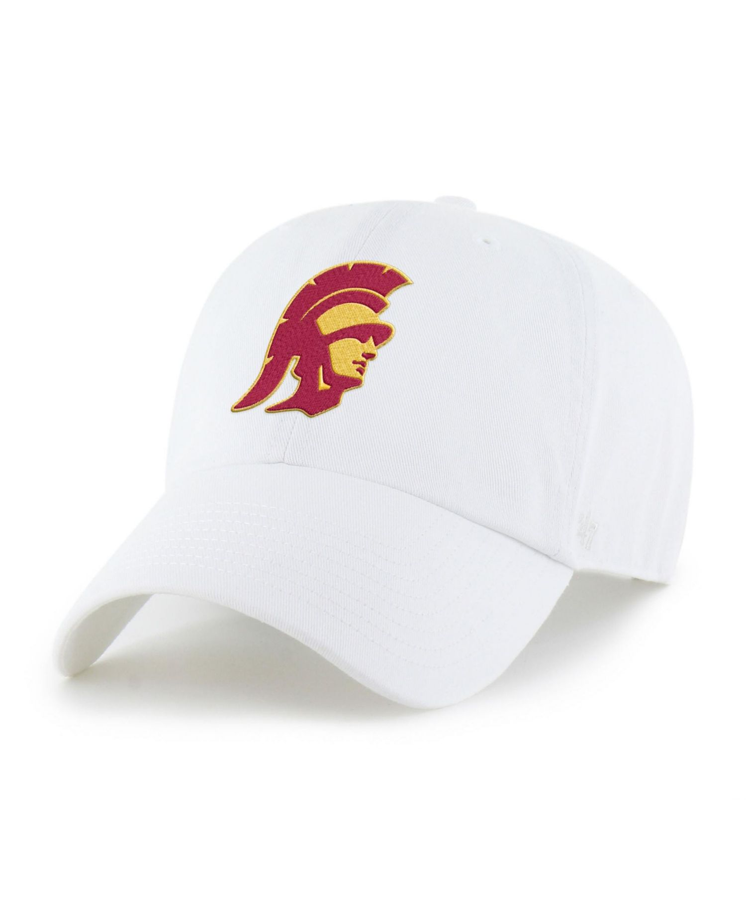 Men's '47 White USC Trojans Americana Heritage Clean Up Adjustable Hat