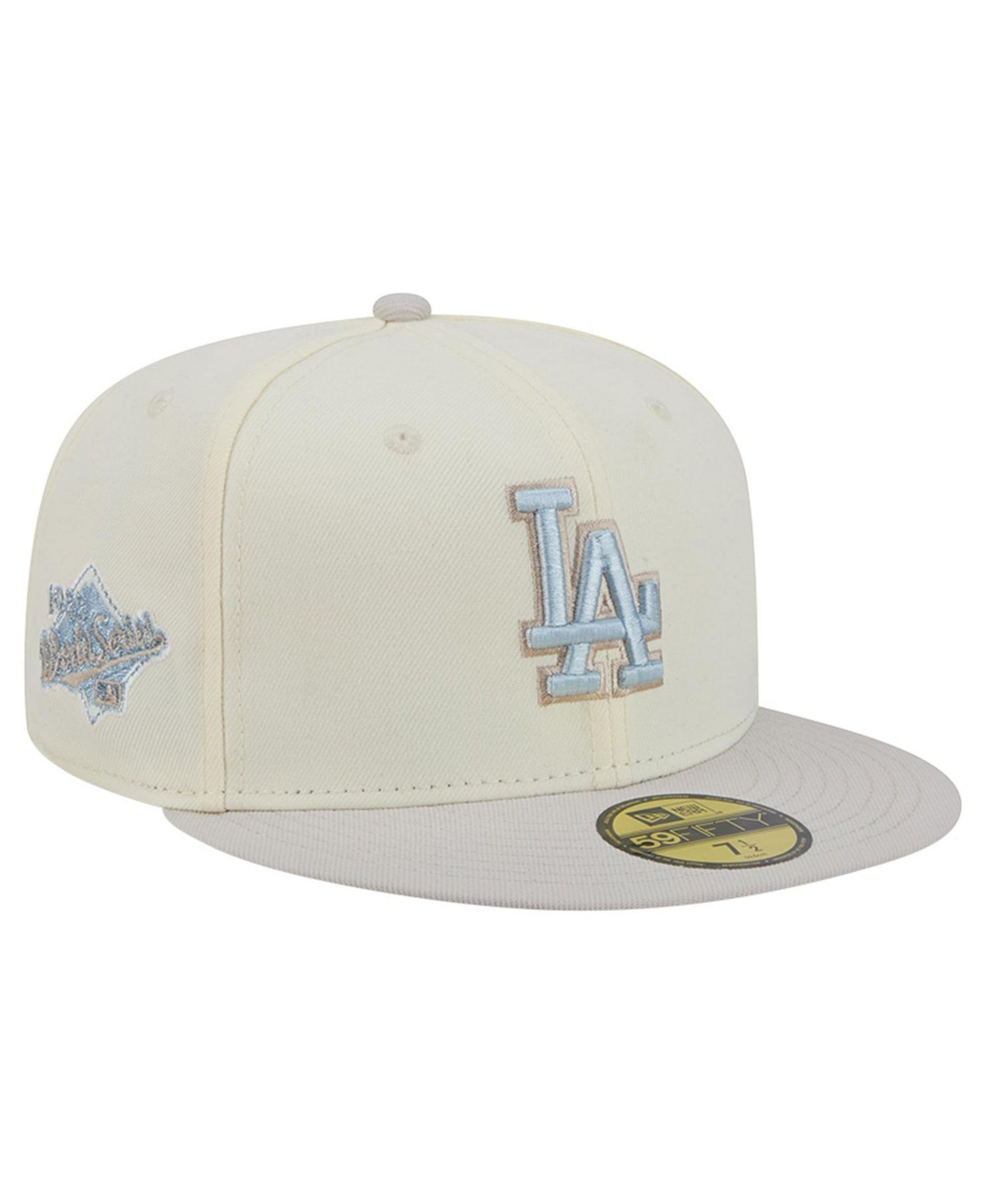 Men's Natural Los Angeles Dodgers Crisp Equinox World Series 59FIFTY Fitted Hat