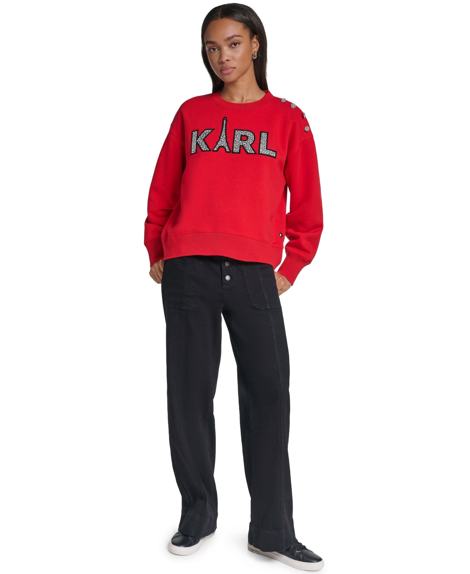 Women's Eiffel Tower Graphic Sweatshirt