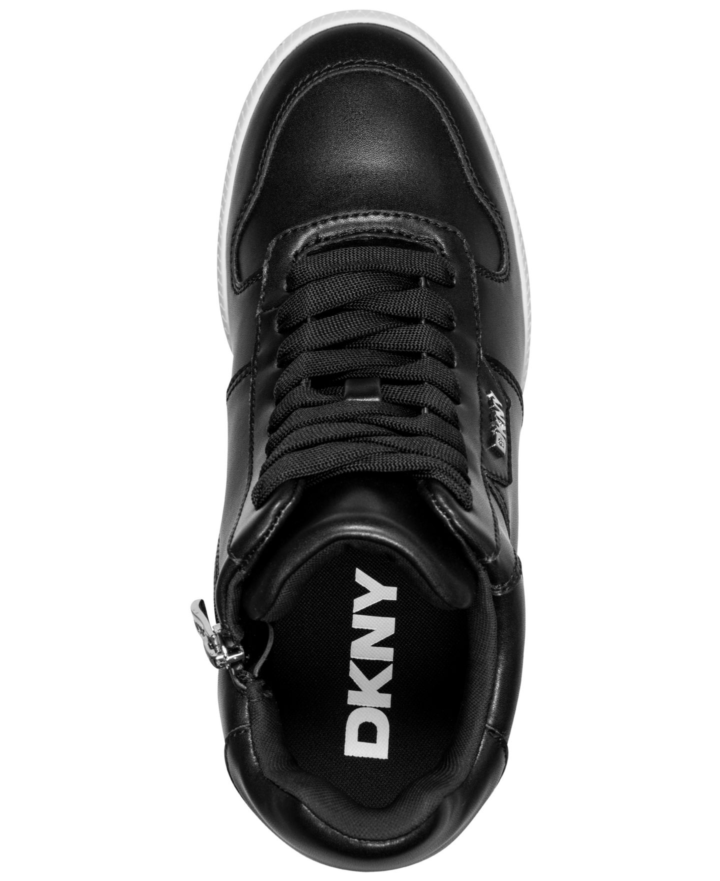 Женские кроссовки DKNY High-Top Wedge Sereina, цвет: Чёрный, вариант 1 — фото 4