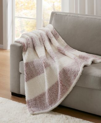 Cozy Sherpa Throw, 50" x 60" 