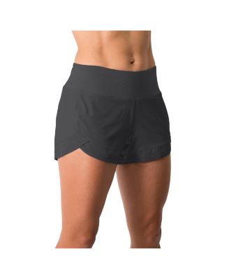 Womens 3 Inch Lightweight Workout Running Shorts With Mesh Liner Zip Pocket