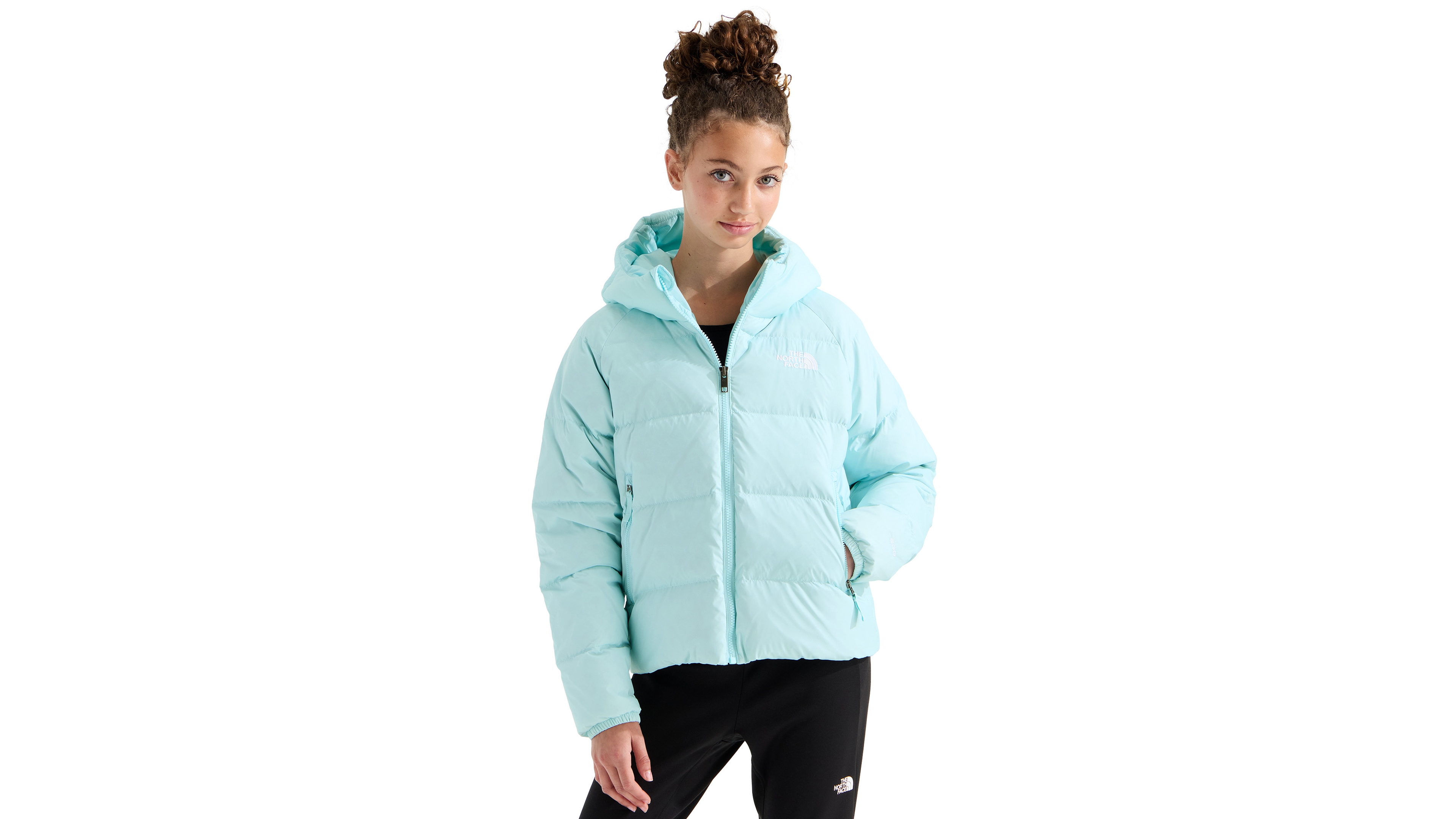 The North Face Girls' 7-16 Hydrenalite Down Hooded Jacket