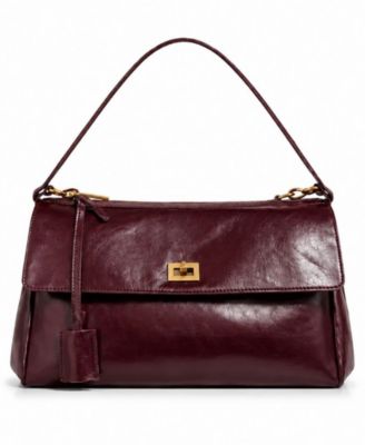 Locked in Traveler Medium Turn-Lock Shoulder Handbag