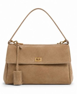 Locked in Traveler Medium Turn-Lock Shoulder Handbag