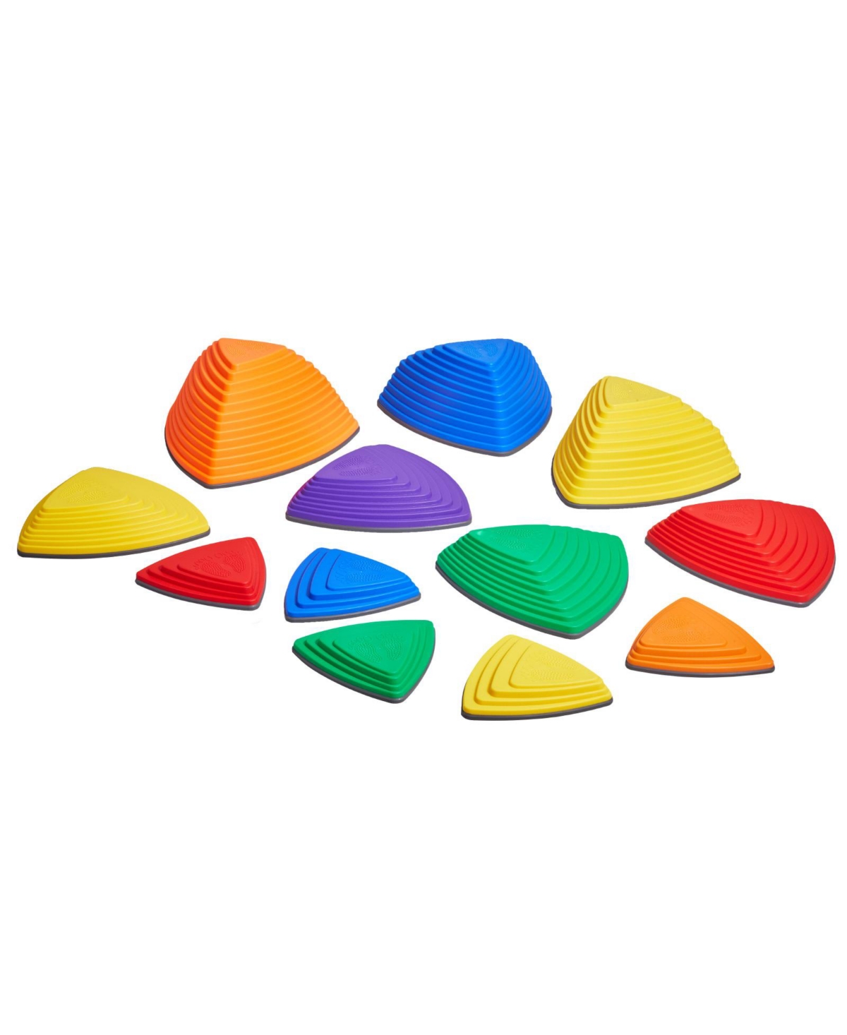 Sevorley Balance Stepping Stones, 12-Piece Non-Slip Sensory Obstacle Course Set, Ages 3+