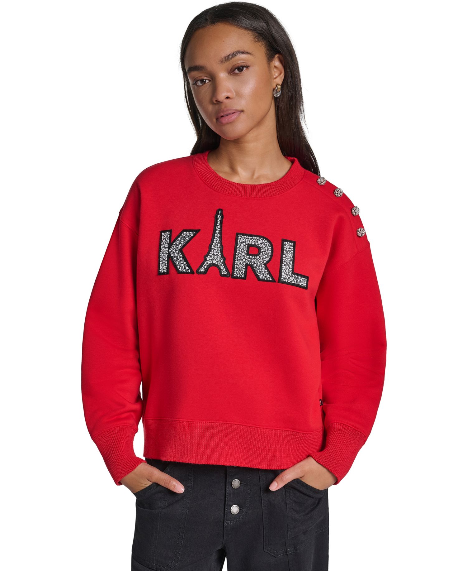 Women's Eiffel Tower Graphic Sweatshirt