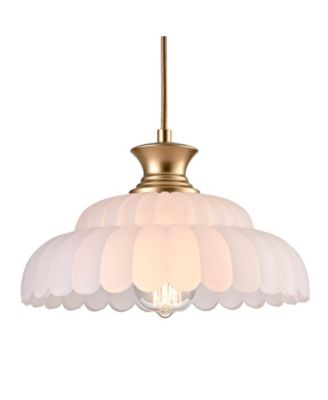 Vintage Frosted Glass Adjustable Kitchen Island Lighting Fixture over Kitchen Sink