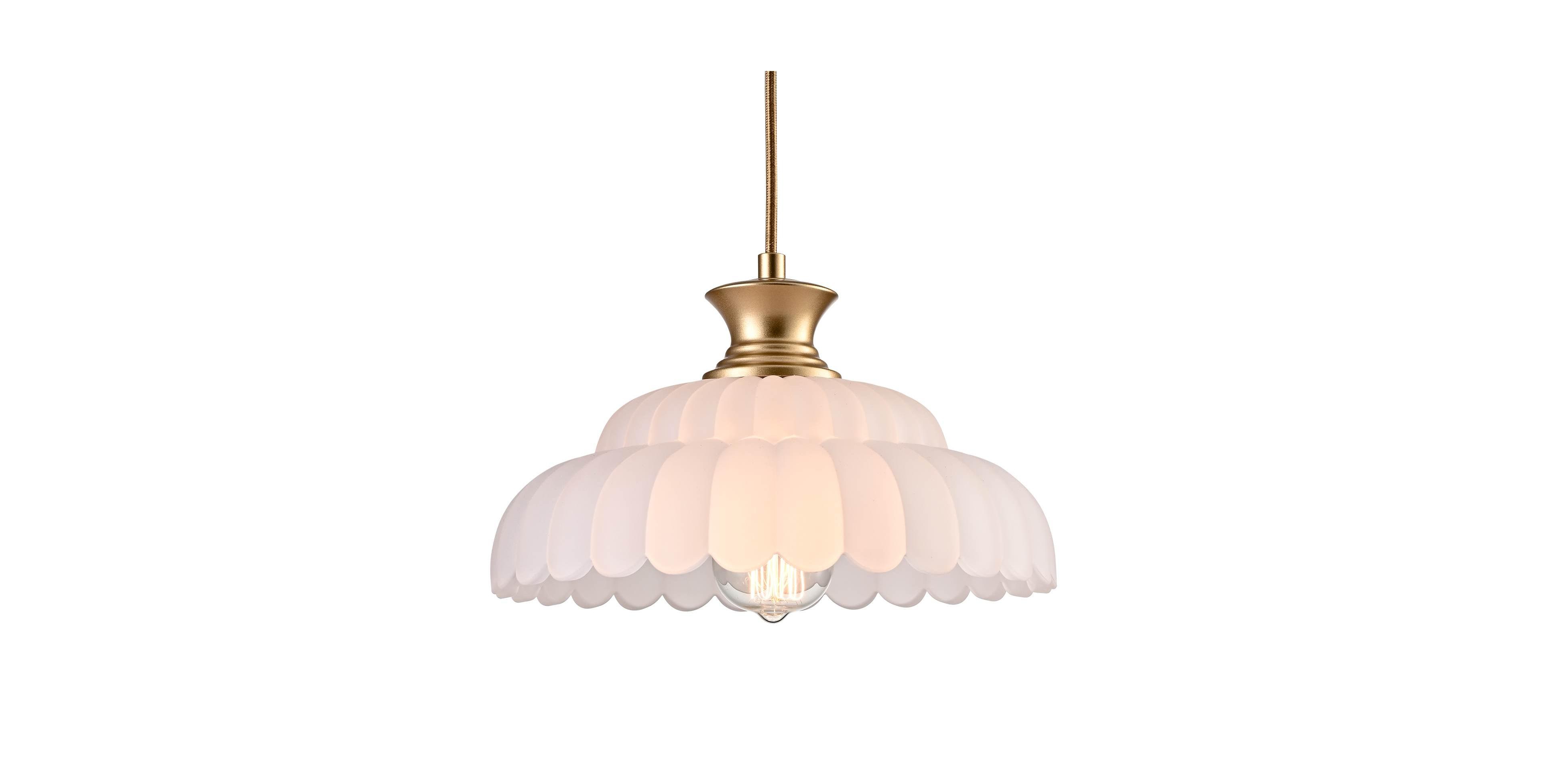 Claxy Vintage Frosted Glass Adjustable Kitchen Island Lighting Fixture over Kitchen Sink