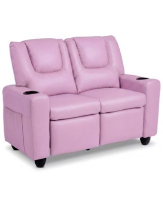 Double Toddler Recliner Sofa for Cozy Sibling Seating