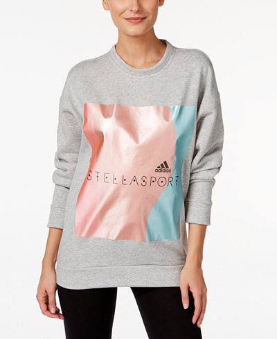 adidas Stellasport Metallic Fleece Sweatshirt