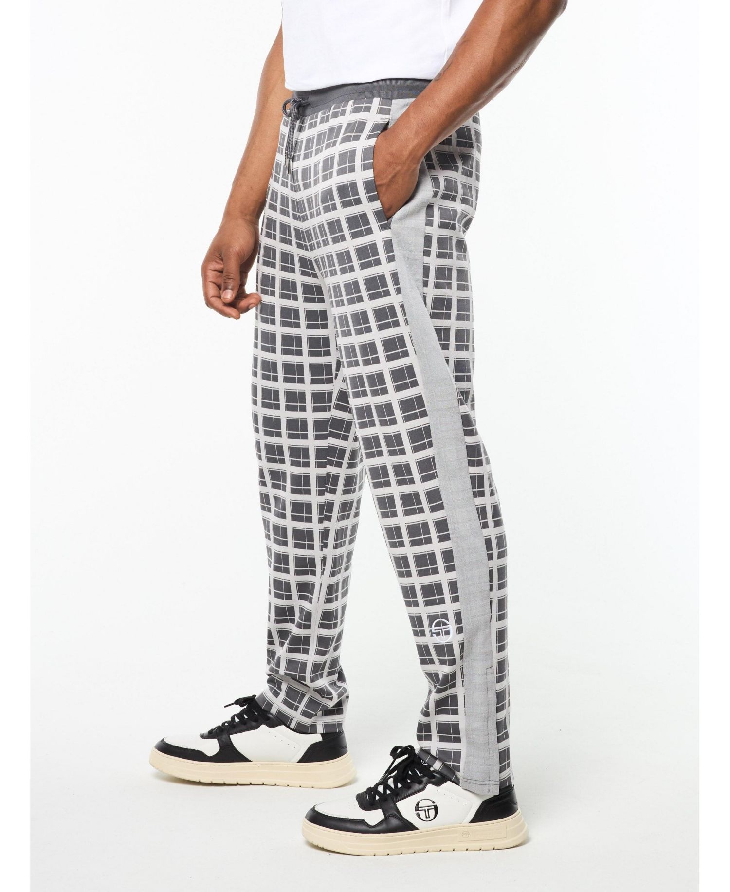 Men's Damarindo Check Regular-Fit Track Pants
